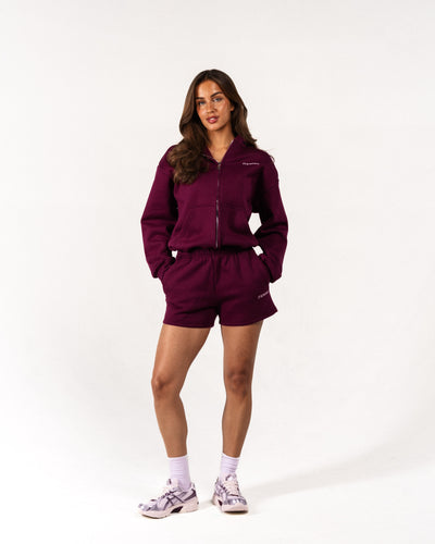 Move Sweatshorts - Deep Bordeaux