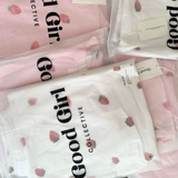 Strawberry pyjamas shirt - white