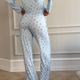 Bloom pyjamas pants - blue