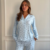 Bloom pyjamas shirt - blue