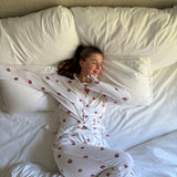 Strawberry pyjamas shirt - white
