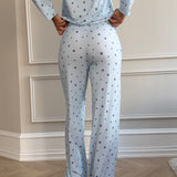Bloom pyjamas pants - blue