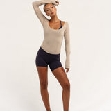 Sheer Layer Top - Oat
