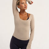 Sheer Layer Top - Oat