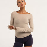Sheer Layer Top - Oat