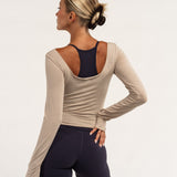Sheer Layer Top - Oat