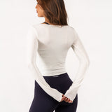 Sheer Layer Top - Cream
