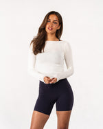 Sheer Layer Top - Cream