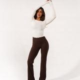 Everyday Flare Pant - Soft Structure™ Cocoa