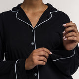 Lounge pyjamas shirt - black