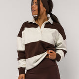 Oversized Polo Sweatshirt