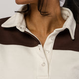 Oversized Polo Sweatshirt