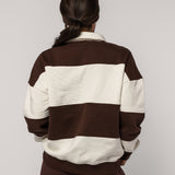 Oversized Polo Sweatshirt